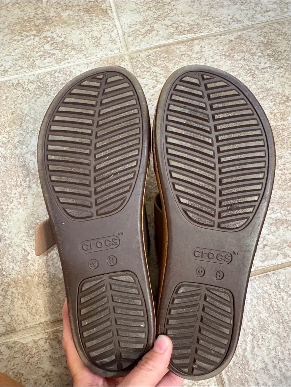 CROCS Brooklyn Buckle Platform Sandals - Picture 5 of 5
